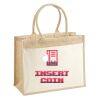 Cotton Pocket Jute Shopper Thumbnail