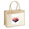 Cotton Pocket Jute Shopper Thumbnail
