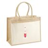 Cotton Pocket Jute Shopper Thumbnail