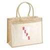 Cotton Pocket Jute Shopper Thumbnail