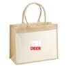 Cotton Pocket Jute Shopper Thumbnail