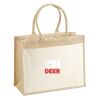 Cotton Pocket Jute Shopper Thumbnail