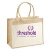Cotton Pocket Jute Shopper Thumbnail