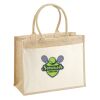 Cotton Pocket Jute Shopper Thumbnail