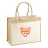 Cotton Pocket Jute Shopper Thumbnail