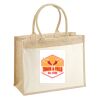 Cotton Pocket Jute Shopper Thumbnail
