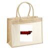 Cotton Pocket Jute Shopper Thumbnail