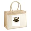 Cotton Pocket Jute Shopper Thumbnail