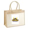 Cotton Pocket Jute Shopper Thumbnail