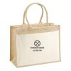 Cotton Pocket Jute Shopper Thumbnail