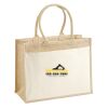Cotton Pocket Jute Shopper Thumbnail