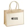 Cotton Pocket Jute Shopper Thumbnail