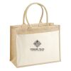 Cotton Pocket Jute Shopper Thumbnail