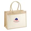 Cotton Pocket Jute Shopper Thumbnail