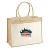 Cotton Pocket Jute Shopper Thumbnail