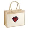 Cotton Pocket Jute Shopper Thumbnail
