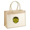 Cotton Pocket Jute Shopper Thumbnail