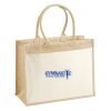 Cotton Pocket Jute Shopper Thumbnail