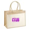 Cotton Pocket Jute Shopper Thumbnail