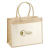 Cotton Pocket Jute Shopper Thumbnail