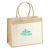 Cotton Pocket Jute Shopper Thumbnail