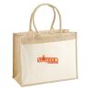 Cotton Pocket Jute Shopper Thumbnail