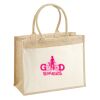 Cotton Pocket Jute Shopper Thumbnail