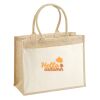 Cotton Pocket Jute Shopper Thumbnail