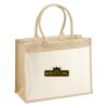 Cotton Pocket Jute Shopper Thumbnail