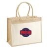 Cotton Pocket Jute Shopper Thumbnail