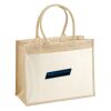 Cotton Pocket Jute Shopper Thumbnail