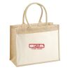 Cotton Pocket Jute Shopper Thumbnail