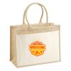 Cotton Pocket Jute Shopper Thumbnail