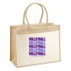Cotton Pocket Jute Shopper Thumbnail