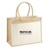 Cotton Pocket Jute Shopper Thumbnail