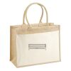 Cotton Pocket Jute Shopper Thumbnail