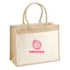 Cotton Pocket Jute Shopper Thumbnail