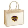 Cotton Pocket Jute Shopper Thumbnail