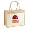 Cotton Pocket Jute Shopper Thumbnail
