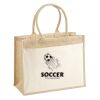 Cotton Pocket Jute Shopper Thumbnail