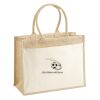 Cotton Pocket Jute Shopper Thumbnail
