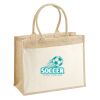Cotton Pocket Jute Shopper Thumbnail