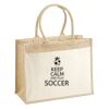 Cotton Pocket Jute Shopper Thumbnail