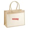Cotton Pocket Jute Shopper Thumbnail