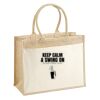 Cotton Pocket Jute Shopper Thumbnail