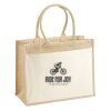 Cotton Pocket Jute Shopper Thumbnail