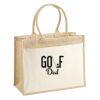 Cotton Pocket Jute Shopper Thumbnail