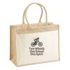 Cotton Pocket Jute Shopper Thumbnail