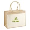 Cotton Pocket Jute Shopper Thumbnail
