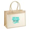 Cotton Pocket Jute Shopper Thumbnail